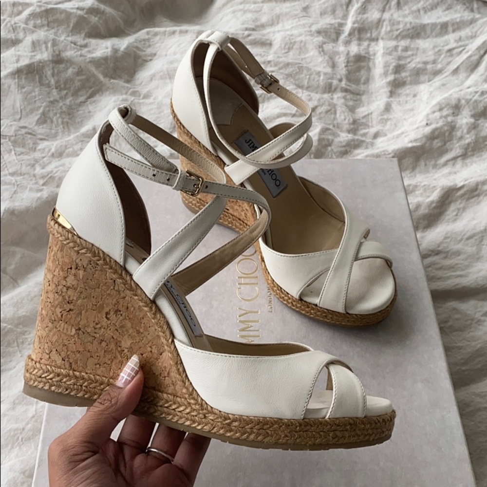 Jimmy Choo Cork Wedge